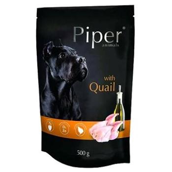 Piper Adult kapsička pro psy s křepelkou 500g (5902921302445)