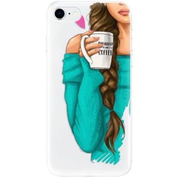 iSaprio My Coffe and Brunette Girl pro iPhone SE 2020 (coffbru-TPU2_iSE2020)