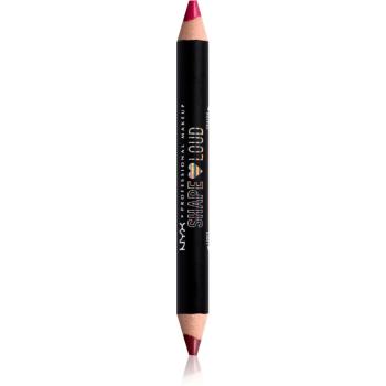 NYX Professional Makeup Lip Liner Duo Pride Line Loud rtěnka + tužka na rty s matným efektem odstín 03 - Scene Kween