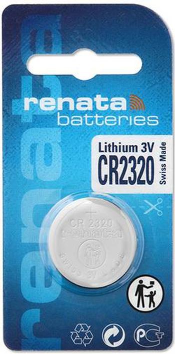 Knoflíková baterie Renata CR2320, lithium, 700344