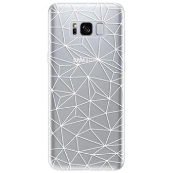 iSaprio Abstract Triangles 03 - white pro Samsung Galaxy S8 (trian03w-TPU2_S8)