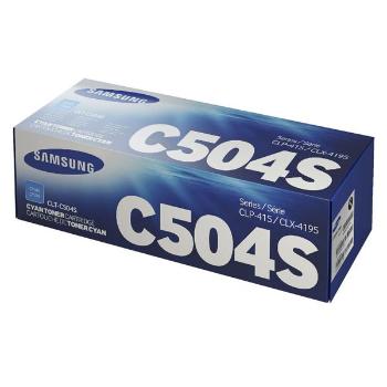 SAMSUNG CLT-C504S - originální toner, azurový, 1800 stran