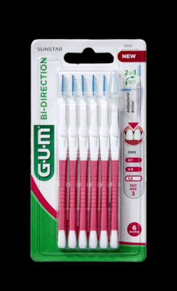 Gum Mezizubní kartáčky BI-DIRECTION růžový 1,2 mm 6 ks