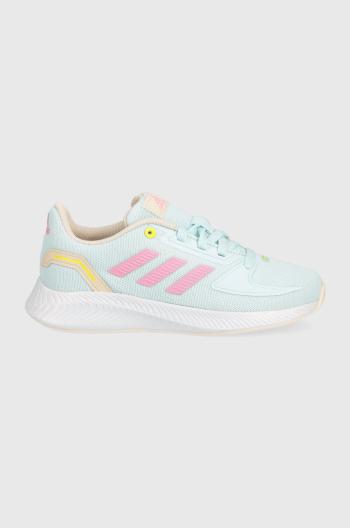 Dětské sneakers boty adidas tyrkysová barva