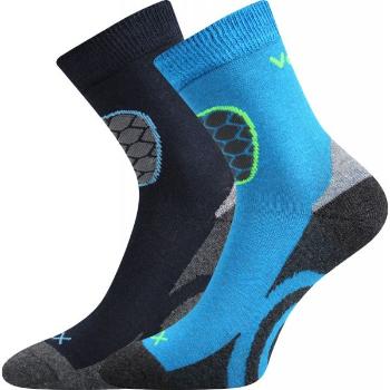 Voxx LOXIK 2P Dětské froté ponožky, černá, velikost 35-38