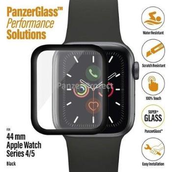 PanzerGlass Original tvrzené sklo pro Apple Watch 42 mm / 44 mm - černé 5494012