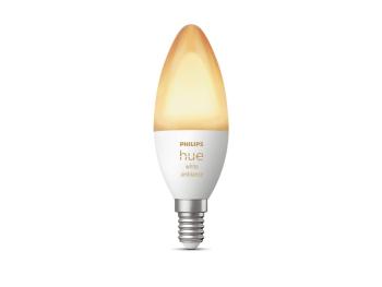 PHILIPS Hue White Ambiance, 1x žárovka svíčková 6, 5W E14 B39 DIM