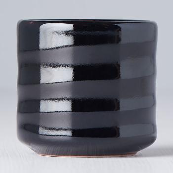 Miska na saké Sake Cup vysoká 80 ml černá