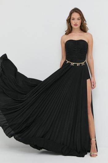 Šaty Elisabetta Franchi černá barva, maxi