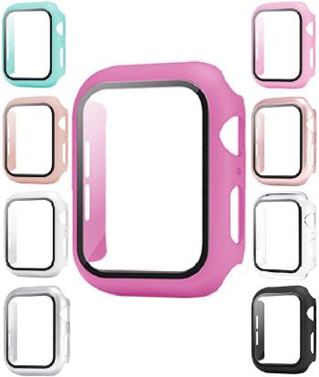 4wrist Pouzdro s temperovaným sklem pro Apple Watch - 41 mm Pink