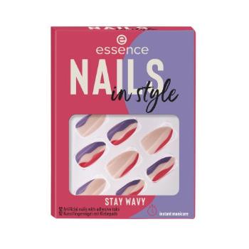 Essence Nails In Style 12 ks manikúra pro ženy 13 Stay Wavy