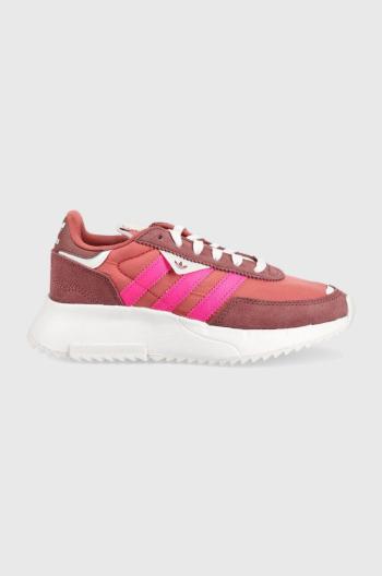 Dětské sneakers boty adidas Originals Retropy růžová barva