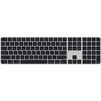 Apple Magic Keyboard s Touch ID a Numerickou klávesnicí, černá - SK (MMMR3SL/A)