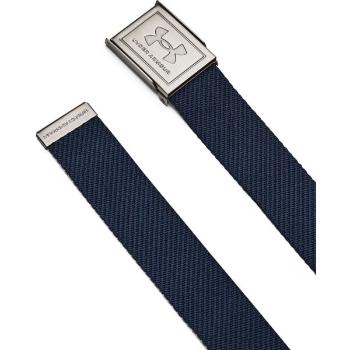 Under Armour M´S WEBBING BELT Pánský pásek, tmavě modrá, velikost 120