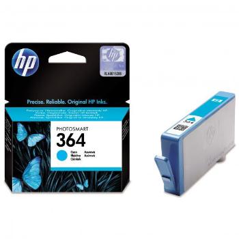 HP CB318EE - originální cartridge HP 364, azurová, 3ml