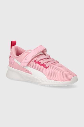 Dětské sneakers boty Puma Flyer Runner V Inf růžová barva