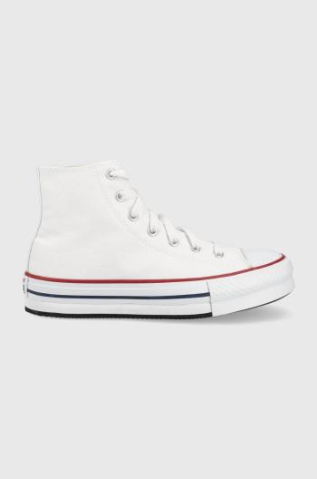 Dětské tenisky Converse Chuck Taylor All Star Lift dámské, bílá barva, 272856C-White.Garn