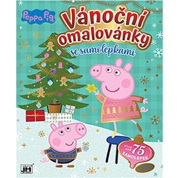 Vánoční omalovánky Peppa Pig: se samolepkami (8595593831787)