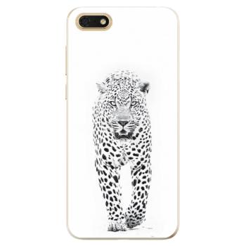 Odolné silikonové pouzdro iSaprio - White Jaguar - Huawei Honor 7S