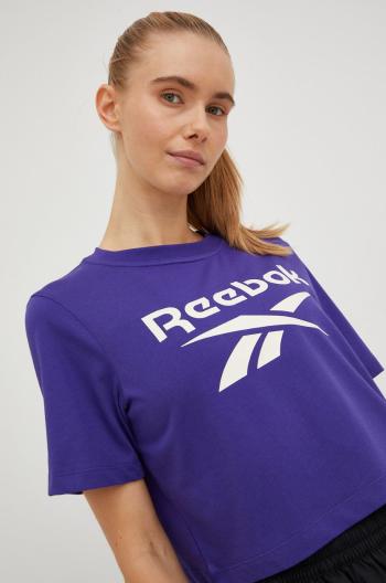 Tričko Reebok fialová barva