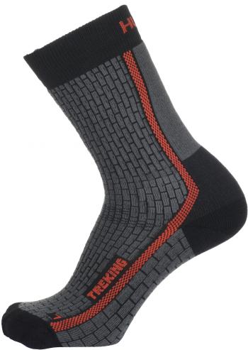 Husky Ponožky  Treking antracit/červená Velikost: M (36-40) ponožky