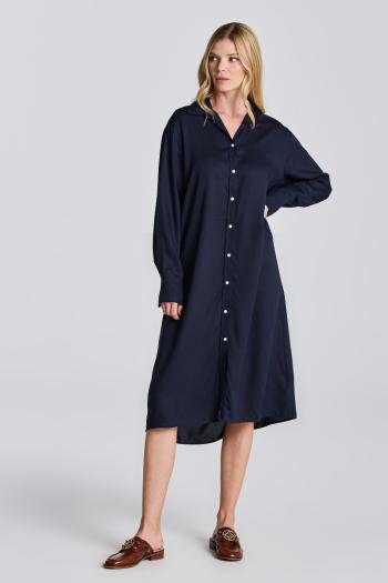 ŠATY GANT D1. A-LINE SHIRT DRESS modrá 42