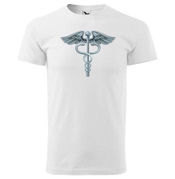 Tričko Caduceus (Velikost: 4XL, Typ: pro muže, Barva trička: Bílá)