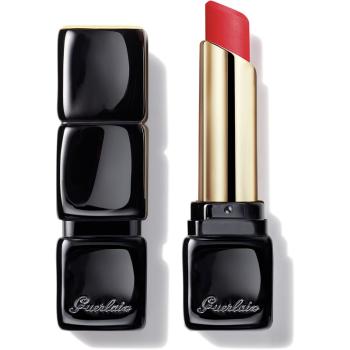 GUERLAIN KissKiss Tender Matte dlouhotrvající rtěnka s matným efektem odstín 885 Gentle Coral 3.5 g