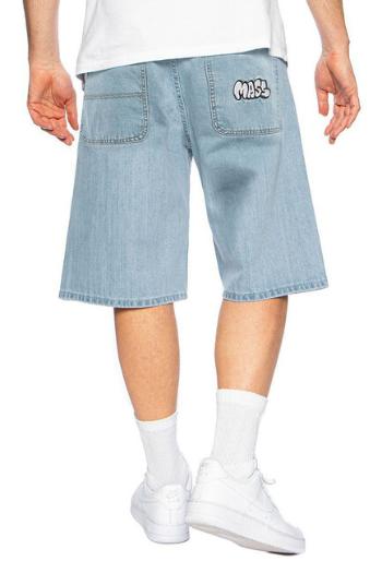 Mass Denim Shorts Jeans Bulb baggy fit light blue - W 30