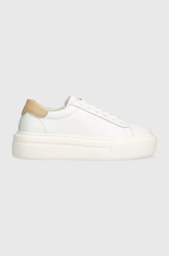 Kožené sneakers boty Gant Alincy bílá barva, 28531545.G29