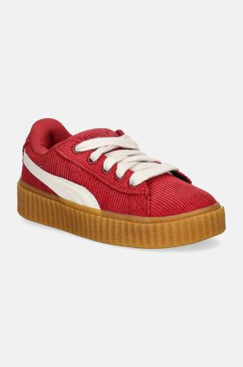 Sneakers boty Puma CREEPER PHATTY CORDUROY červená barva, 399873