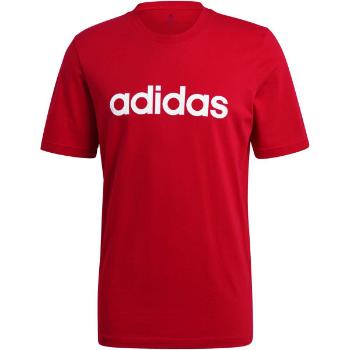 adidas LIN SJ T Pánské tričko, červená, velikost M