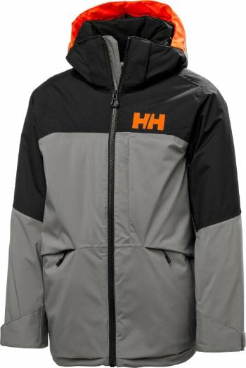 Helly Hansen Juniors Summit Ski Jacket Concrete 140/10 Lyžařská bunda