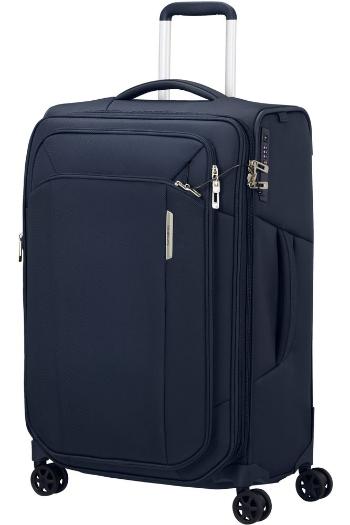 Samsonite Látkový cestovní kufr Respark M EXP 82/92 l - tmavě modrá