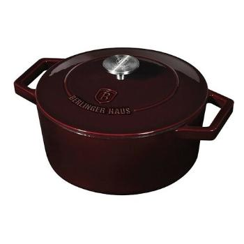 Berlinger Haus Litinový hrnec s poklicí Burgundy Line, 24 cm