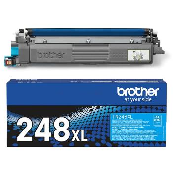 BROTHER TN-248-XL - originální toner, azurový, 2300 stran