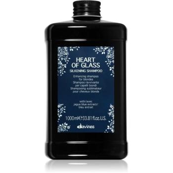 Davines Heart of Glass Silkening Shampoo jemný čisticí šampon pro blond vlasy 1000 ml