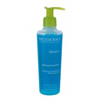 BIODERMA Sébium Gel Moussant With Pump 200 ml čisticí gel pro ženy na smíšenou pleť; na mastnou pleť; na problematickou pleť s akné