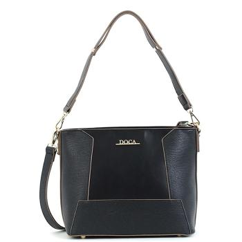 Dámská crossbody kabelka Doca 15661 - černá