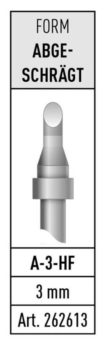 Zkosený pájecí hrot Stannol 262613 A-3-HF, 1 ks