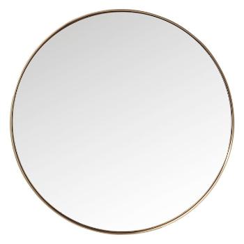 Zrcadlo Curve Round 100 cm - měděné