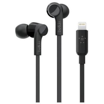 Belkin ROCKSTAR™ Sluchátka s lightning konektorem - černá