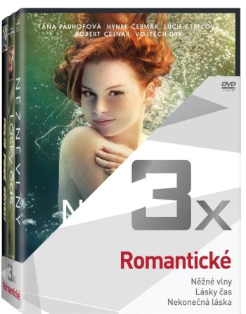 3x Romantické filmy (Něžné vlny, Lásky čas, Nekonečná láska) - kolekce (3 DVD)