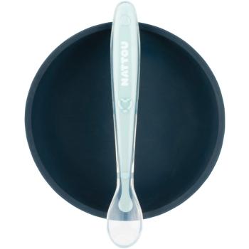 NATTOU Tableware Set of 2 Pieces jídelní set pro děti Blue 2 ks