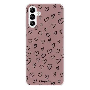 Odolné silikonové pouzdro iSaprio - Heart Dark - Samsung Galaxy A04s