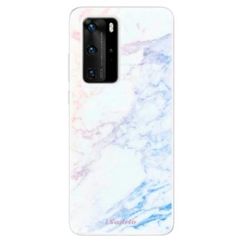 Odolné silikonové pouzdro iSaprio - Raibow Marble 10 - Huawei P40 Pro