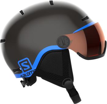 Salomon Helma Grom Visor Kids 22/23 Black/Blue/Uni Velikost: S (49-53)