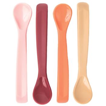 Tiny Twinkle Silicone Baby Spoons lžička Girl 4 ks