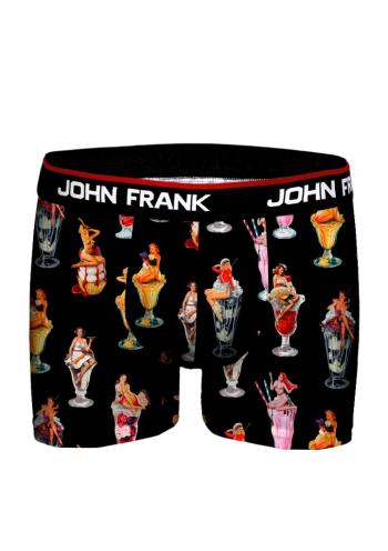 Pánské boxerky John Frank JFBD356 XXL Černá