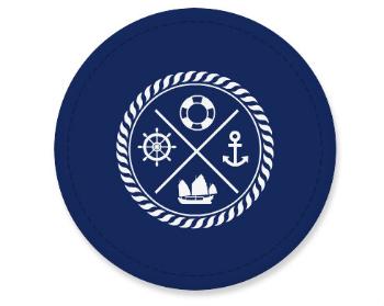 Placka magnet námořník